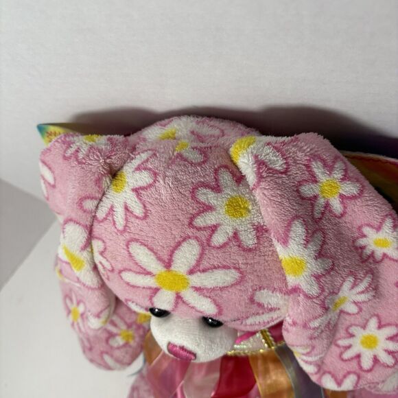 Build A Bear Pink 16" Plush Lot of 2 Bunny Rabbit Daisy & Disney Princess Bear C - Picture 11 of 16
